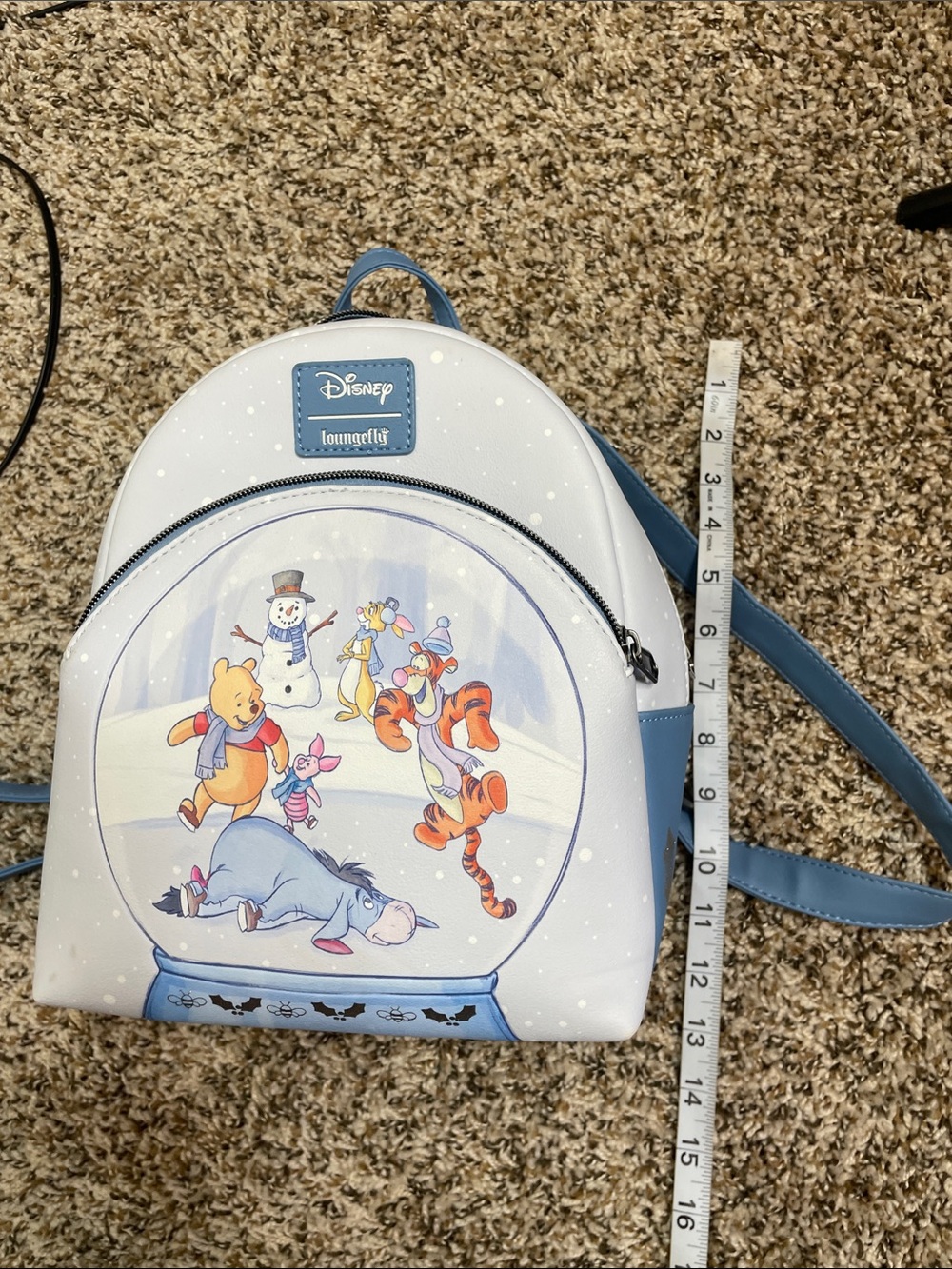 Loungefly | Disney Winnie The Pooh Ice Skating Mini Backpack - Picture 10 of 10